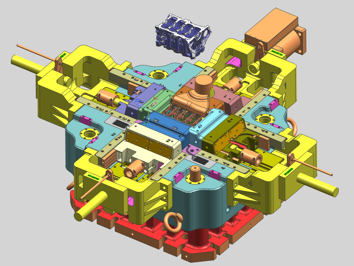 Automotive engine block